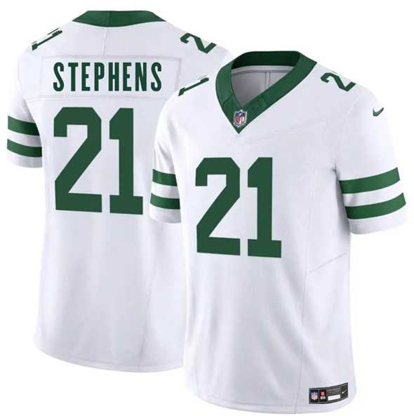 Men & Women & Youth New York Jets #21 Brandon Stephens White 2025 F.U.S.E. Vapor Untouchable Limited Stitched Jersey->new york jets->NFL Jersey